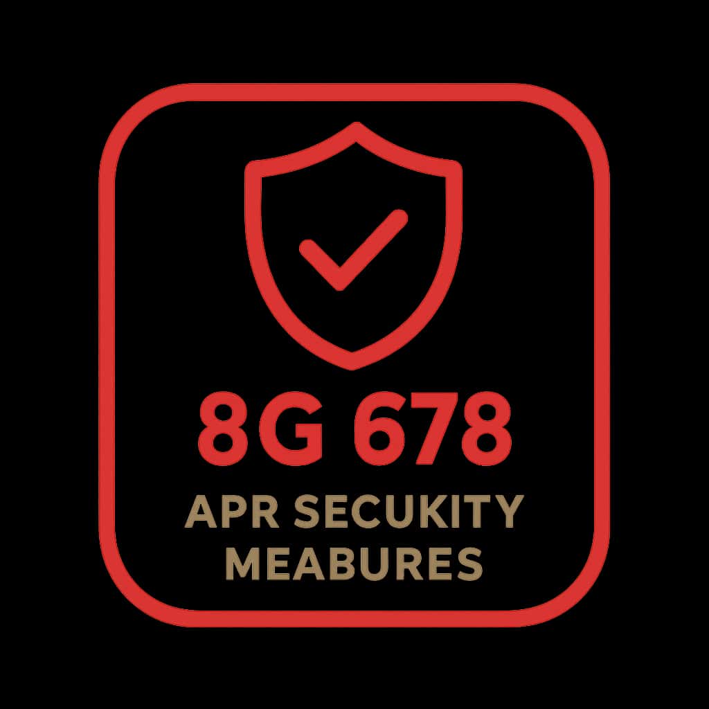 Icon representing BG 678 app security measures.