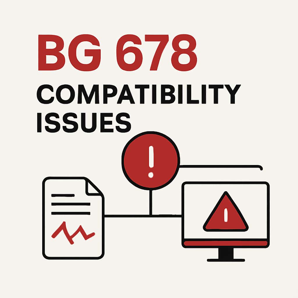An educational illustration related to BG 678 compatibility.