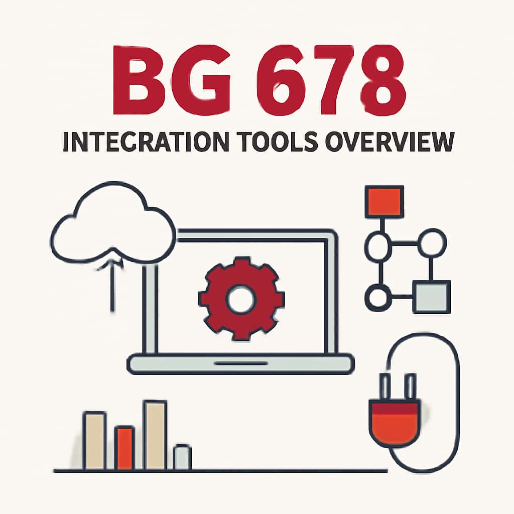 Diagram illustrating BG 678 Integration Tools Overview.