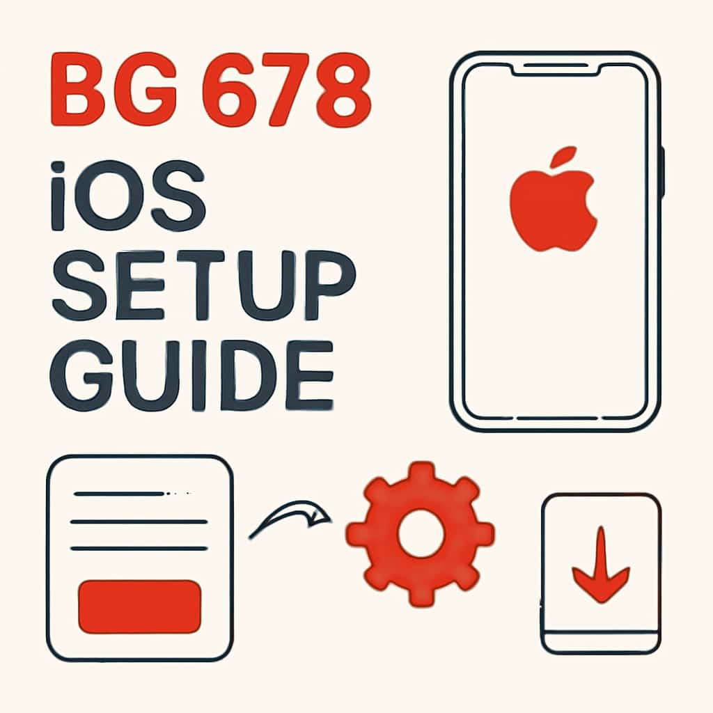 Illustration related to the BG 678 iOS Setup Guide