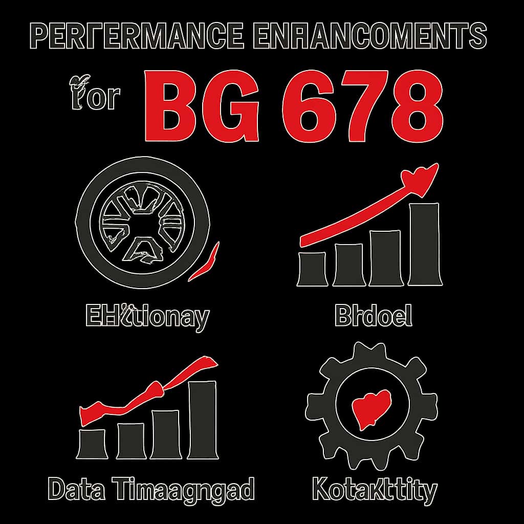 Illustration explaining performance enhancements for BG 678